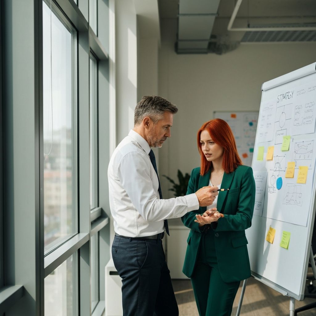 Business consultation meeting